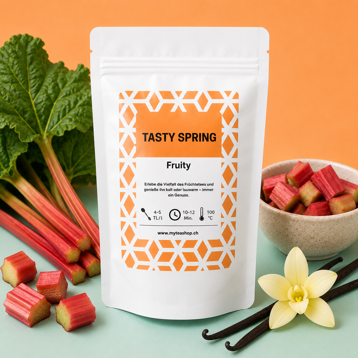 Tasty Spring - Fruity Rhubarb Fruit Tea