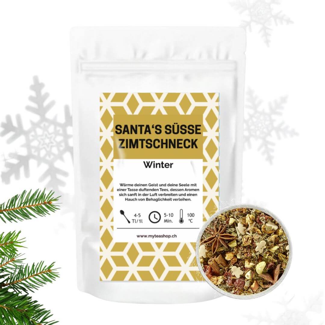 Santa's süsse Zimtschnecke - Kräutertee