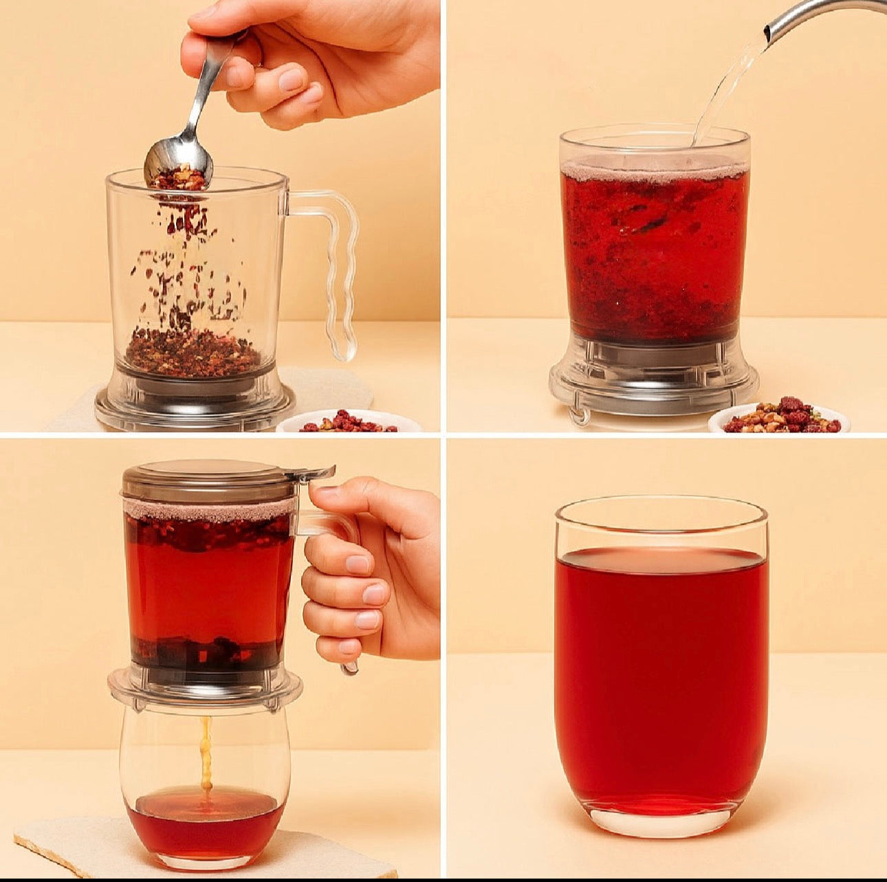 Tea maker for iced tea