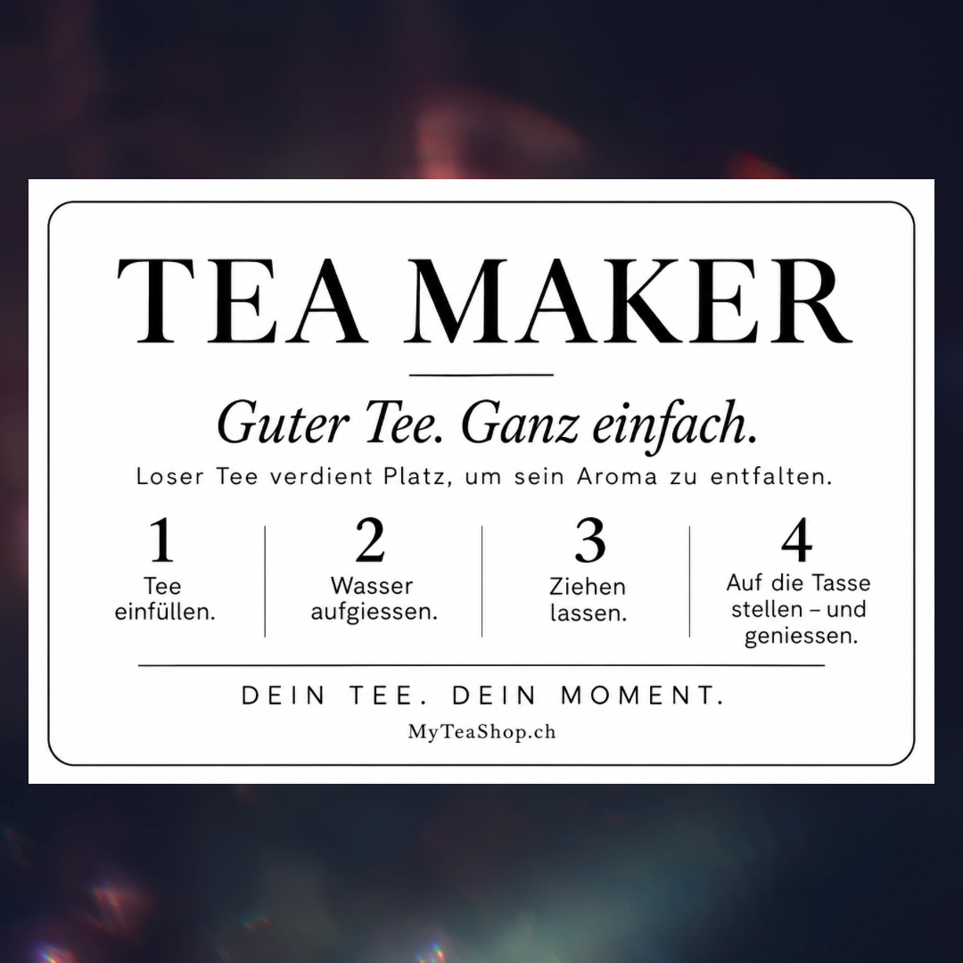 Tea maker for iced tea