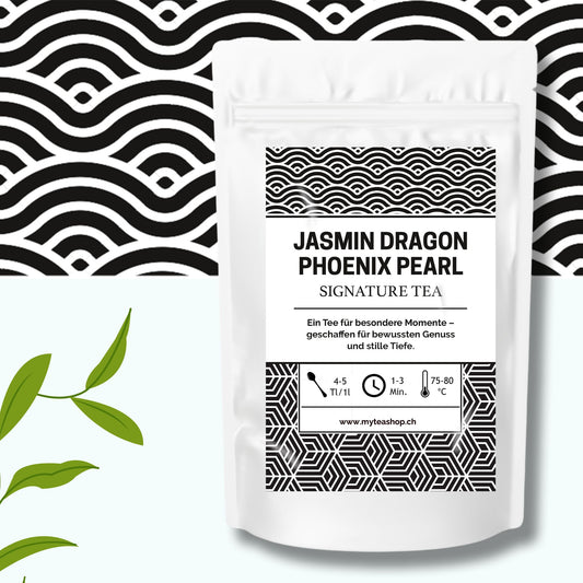 Jasmin Dragon Pearls – Grüner Tee (Bio)