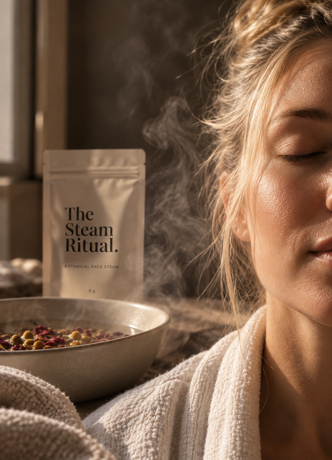 The Steam Ritual. – Botanisches Gesichtsdampfbad
