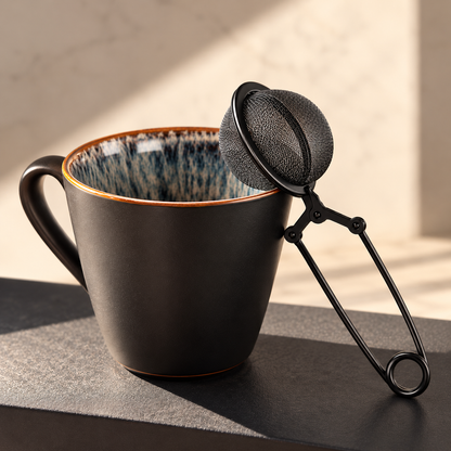 TEEFILTERZANGE BLACK – Dein Tee. Ganz einfach.