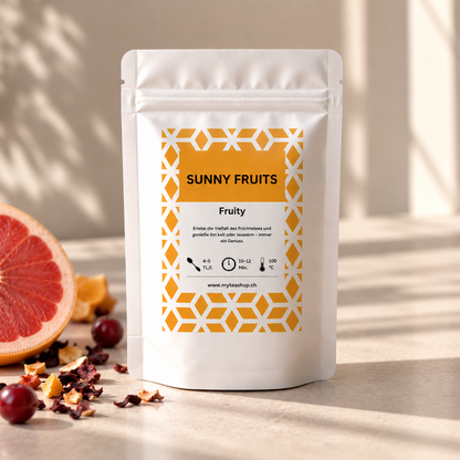 Sunny Fruits - zesty fruit tea with grapefruit and lemon