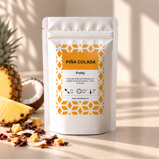 Pina Colada – exotischer Früchtetee mit Ananas und Kokos