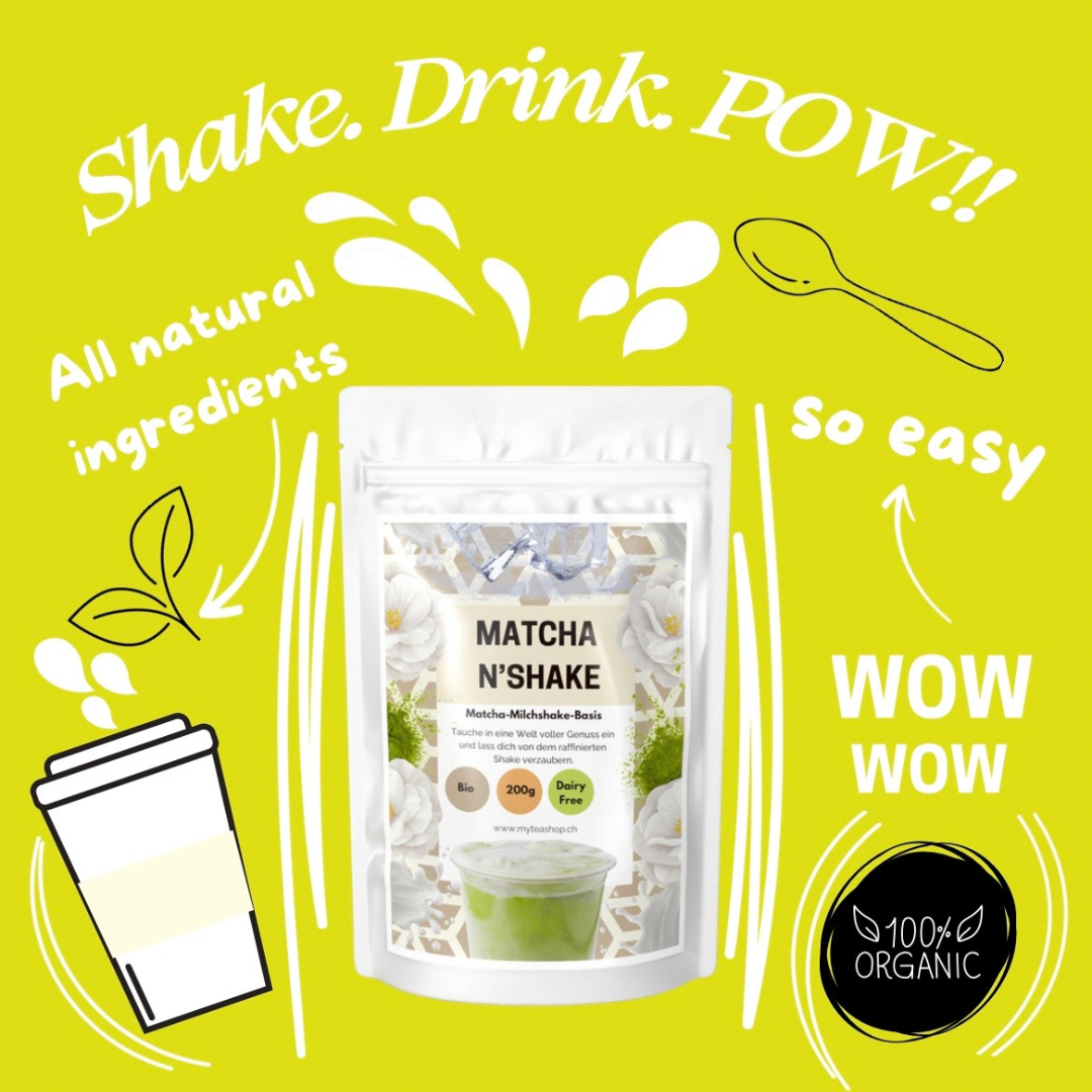 Matcha N'Shake - Matcha Shakebasis (Bio, Bestseller)