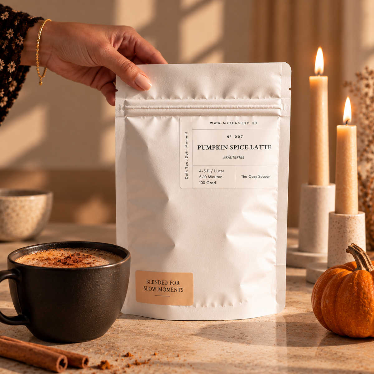 Pumpkin Spice Latte - Black Tea Blend Flavored (Bestseller)