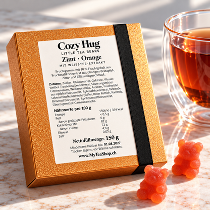 Cozy Hug – Little Tea Bears | Orange-Zimt | 150 g