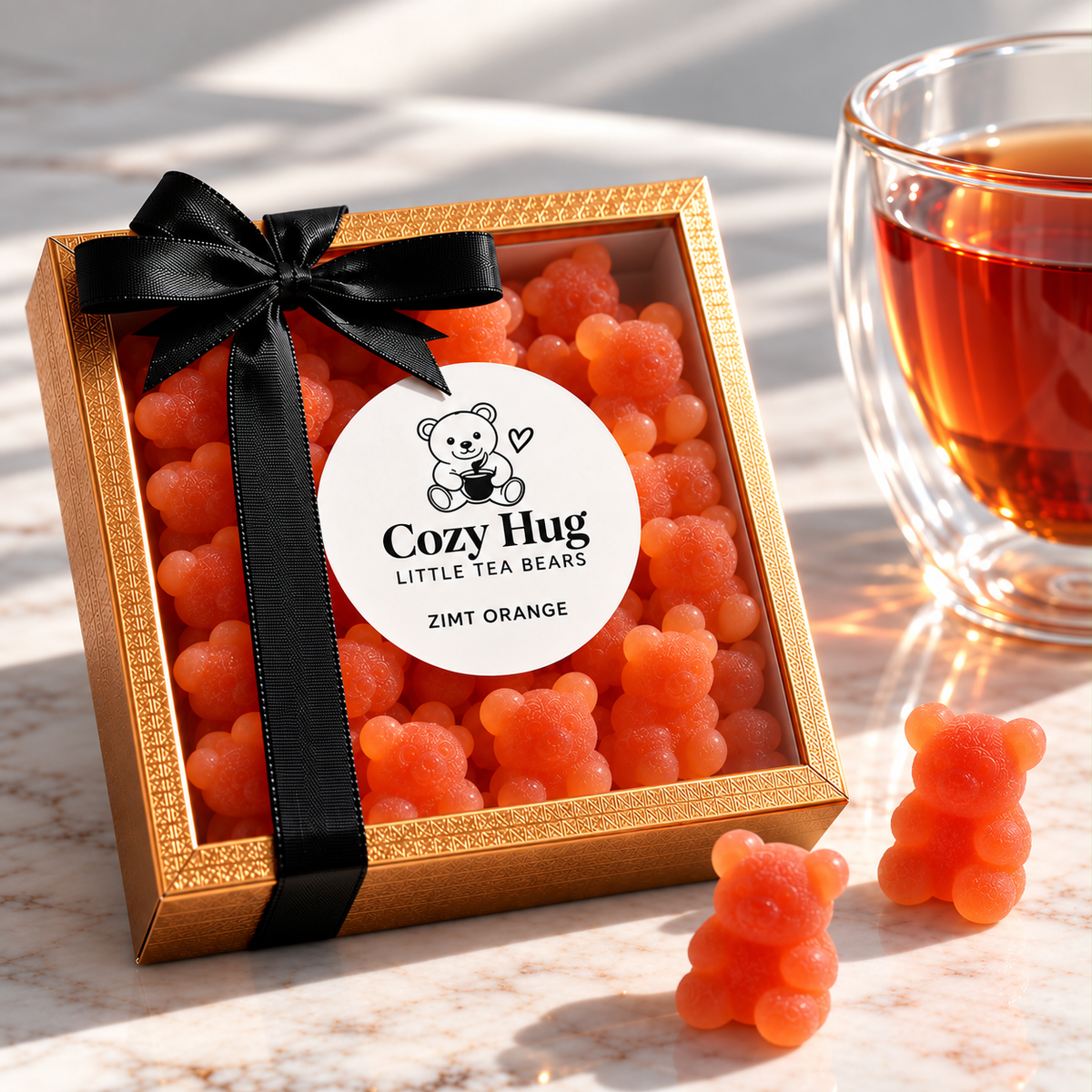 Cozy Hug – Little Tea Bears | Orange-Zimt | 150 g