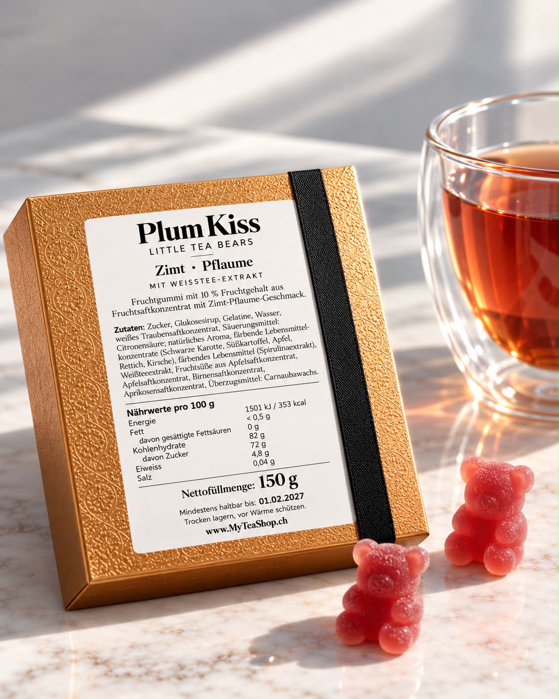 Plum Kiss – Little Tea Bears | Zimt-Pflaume | 150 g