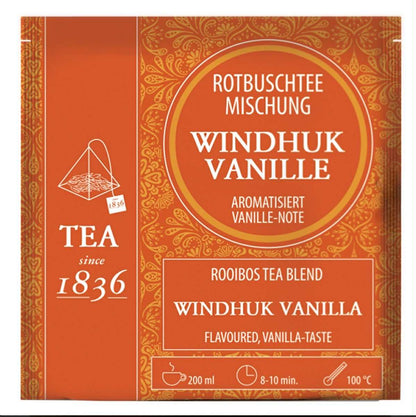 Windhuk Vanille (Rooibos) Pyramidenbeutel